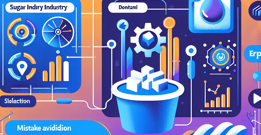 制糖业 ERP 制糖工艺参数管理模块选型误区与规避办法